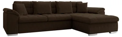 Produktbild von MIRJAN24 Ecksofa Diana Cord mit Bettkasten und Schlaffunktion, Elegante Couch, Polsterecke Sofa (Farbe: Poso 06, Seite: Rechts)