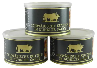 Produktbild von Schwäbische Kutteln in dunkler Sauce von der BESH 3er Pack (3 Dosen à 400 g)