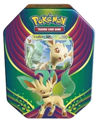 Produktbild von Pokemon Evolution Celebration Tins: Leafeon GX Tin