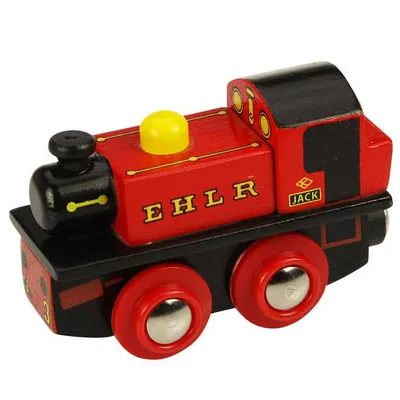 Produktbild von Bigjigs Rail Hölzerne Nachbildung der EHLR Jack-Lokomotive