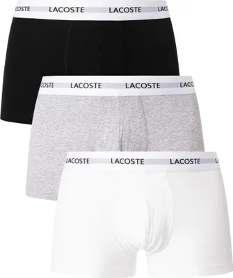 Produktbild von Lacoste 3er Pack Baumwollstrümpfe, Mehrfarbig XL