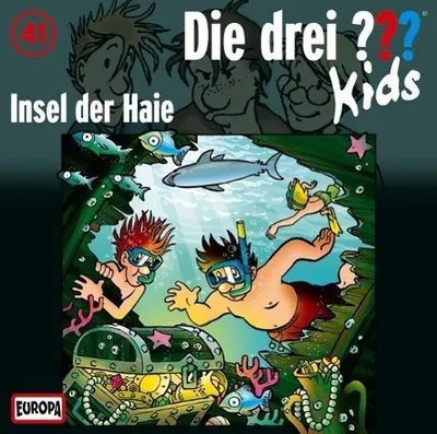 Produktbild von Die drei ??? Kids 41. Insel der Haie (drei Fragezeichen) CD