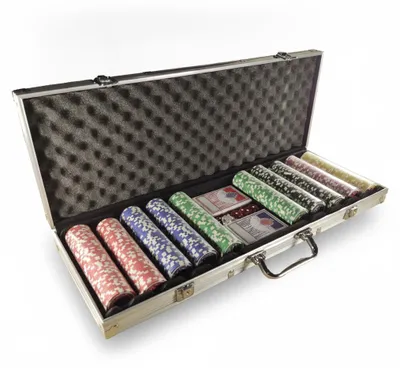 Produktbild von Dripio - Pokerset - 500 Jetons - 2 Kartenspiele - Mit Luxuskoffer, KI-generiertes Bild