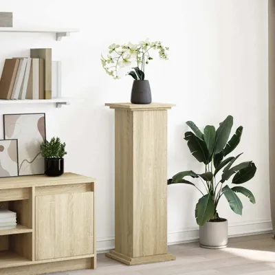 Produktbild von "2026 Promotion" Postament mit Stauraum Sonoma-Eiche 31x30x90 cm - Holzwerkstoff - Beete CC31427