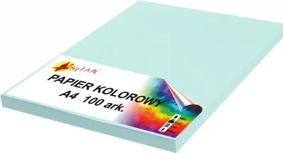 Produktbild von Farbpapier A4 80g azurblau 100 Blatt