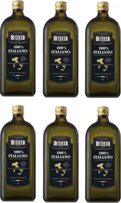 Produktbild von 6x De Cecco 100% Italiano olio Extra vergine Natives Olivenöl 1 L nativ