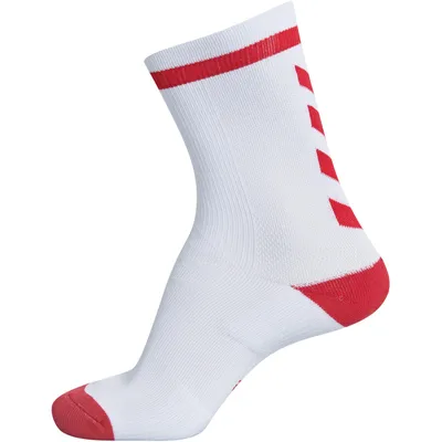 Zdjęcie produktu dla Hummel Elite Indoor Sport Sock Low skarpetki sportowe biały/czerwony 204043-9402, rozmiar buta:46-48 EU