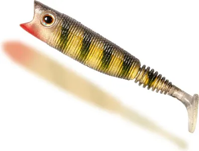 Produktbild von Quantum Wackelarsch 9cm 6g - 4 Gummifische, Farbe:Stichling