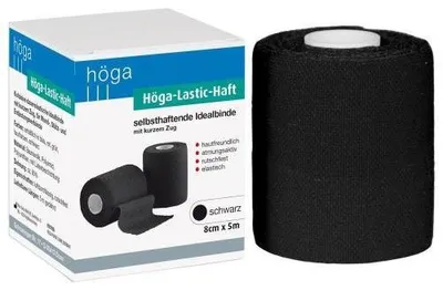 Zdjęcie produktu dla Höga-Lastic bandaż samoprzylepny 8 cmx5 m czarny 1 szt