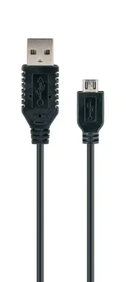 Produktbild von Schwaiger LPRO210S 513, 1 m, USB A, Micro-USB B, USB 2.0, Schwarz