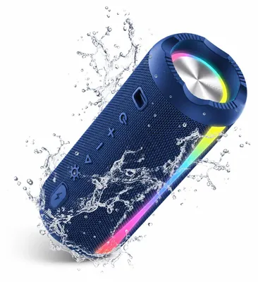 Image de Haut-parleur Bluetooth portable avec éclairage RGB et étanche IPX7