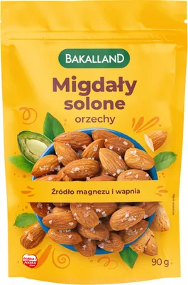 Obrázok produktu pre Bakalland Migdał lekko solony 90 g