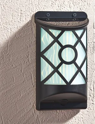Produktbild von LED Solar-Wandleuchte Wandlampe Außenleuchte Solarleuchte Gartenlampe Dekolicht