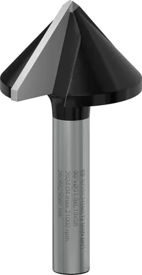 Immagine prodotto di Fresa per scanalature a punta PRO, 90° x Ø 31,8, gambo 8 mm