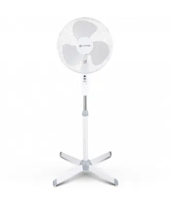 Obrázok produktu pre Grunkel FAN-165X, Domáci lopatkový ventilátor, Biela, Podlaha, 52,3 dB, 40 cm, 990 - 1180 mm