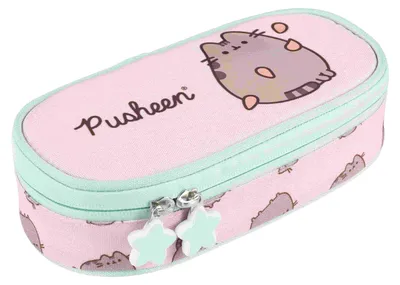 Obrázek produktu pro Pusheen Pink – vyztužená pouzdro na psací potřeby s klopou