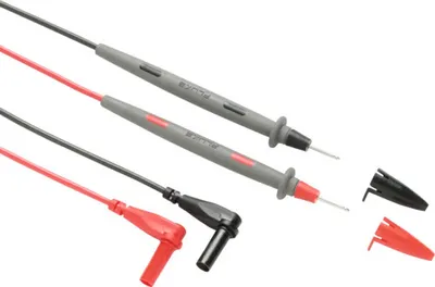 Zdjęcie produktu dla Fluke TL71-1, Przewód, Czarny, Szary, Czerwony, CAT II, 1000 V, 10 A, CSA