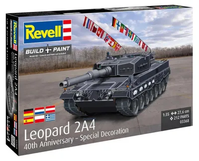 Image de Kit de maquette Revell Leopard 2A4 40e anniversaire 1:35