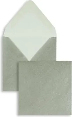 Produktbild von Briefumschläge 80x80mm 90g/qm gummiert VE=100 Stück silber
