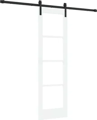 Produktbild von Schiebetür ORKDAL Weiß und Schwarz 61 x 198,5 cm