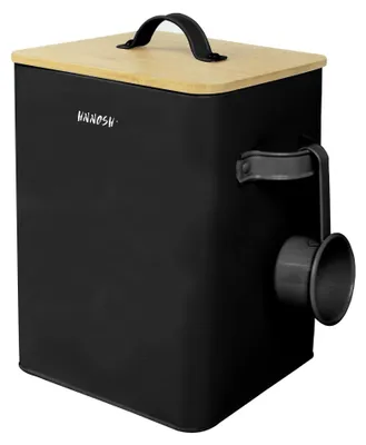 Produktbild von Waschpulver 6,5 Liter – Schwarz mit Deckel und Dosierhilfe