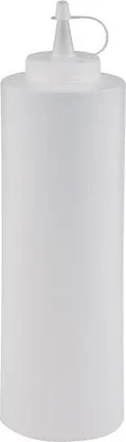 Produktbild von APS 93157 Quetschflasche, Polyethylen, 0,65 Liter, Ø 6,5 cm, Höhe 24 cm, transparent