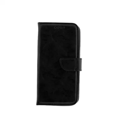 Image de Étui élégant - Étui à rabat en similicuir avec protection intégrée pour appareil photo iPhone 16 Pro Noir