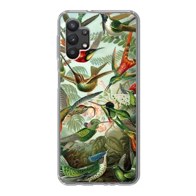 Produktbild von MuchoWow® Handyhülle Schutzhülle Hülle für Samsung Galaxy A32 5G Trochilidae - Alte Meister - Kunst Silikon Softcase Handy Hülle - Softcase