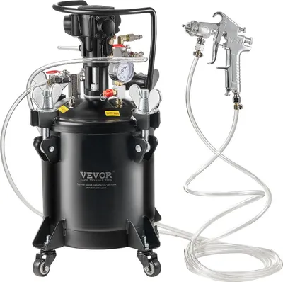 Image de Réservoir sous pression pour peinture en spray 10 L/2,5 gal Agitation entièrement automatique 70 psi