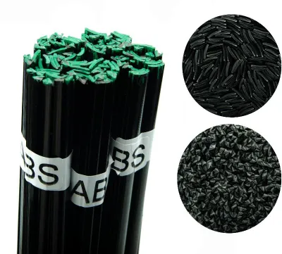 Immagine prodotto di Rosfix Filo di Saldatura in Plastica ABS – Lungo 42 cm | 100 g Nero | Punto di Fusione 310-360 °C | Ideale per Alloggiamenti degli Specchietti