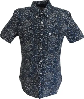 Produktbild von Lambretta - Hemd für Herren LB407 (L) (Schwarz/Grau/Blau)