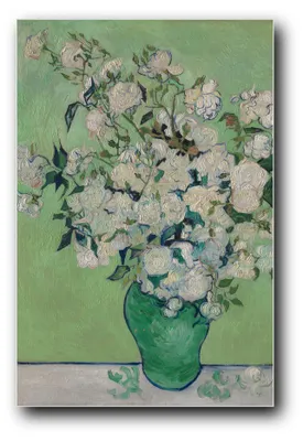 Immagine prodotto di Stampa artistica "Rose" di Vincent van Gogh – 60 x 90 cm – non incorniciata
