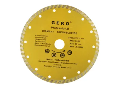 Image de Disque diamanté TURBO 180 x 8 x 22,2 mm 12762