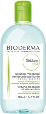 Obrázek produktu pro Čisticí pleťová voda pro mastnou pleť Sébium H2O (Solution Micellaire), 500 ml