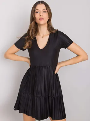 Produktbild von Rue Paris Minikleid für Frauen Agbor schwarz L