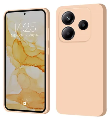 Produktbild von Hülle für Xiaomi Redmi Note 14 5G Case Cover Bumper Smartphone Softgrip Schutzhülle Farbe: Rosa