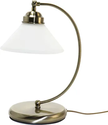 Obrázok produktu pre Retro stolná lampa so skleneným tienidlom hnedá E27 Marian 2702 Rabalux