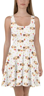 Produktbild von Mr. & Mrs. Panda Kleid Schnecken Liebe M - Weiß - Geschenk, Pärchen, Strandkleid, Damen-Sommerkleid, Zufrieden, Shirtkleid, Verliebt, Freizeitkleid, Paar, Sommerkleid