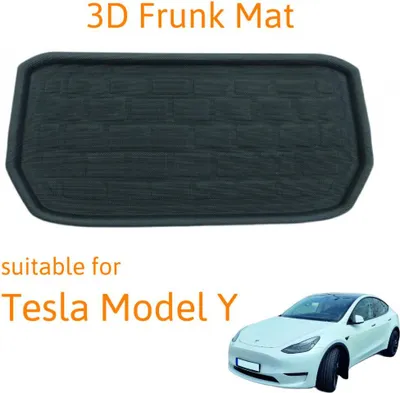 Produktbild von 3D Frunk Front Kofferraummatte passend für Tesla Model Y / Performance rutschfest
