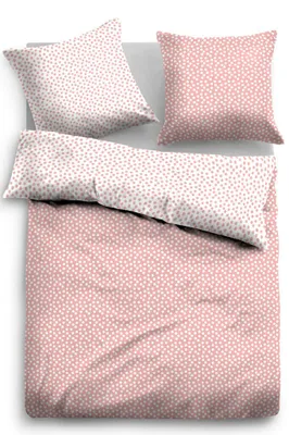 Produktbild von Tom Tailor Satin Bettwäsche PUNKTE ROSE 155/220cm