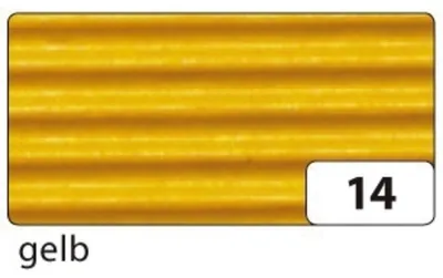 Immagine prodotto di Folia 741014 Cartone ondulato - 50 x 70 cm, giallo