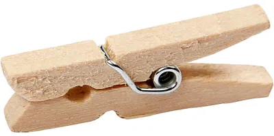 Produktbild von Holzklammern, L 30 mm, B 3 mm, 30 Stk/ 1 Pck [HOB-564541]
