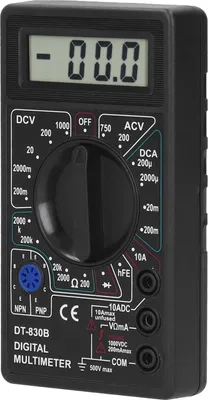 Image de DT830B Multimètre électronique digital portable LCD Voltmètre Ampèremètre pour électricien