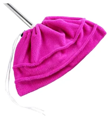Produktbild von Besenbezug für die Reinigung - Wiederverwendbarer Mop-Ersatzbezug, Mikrofaser waschbar für nasse und trockene Reinigung von Hartböden und Fliesen in Wohnzimmer und Küche