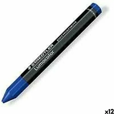 Zdjęcie produktu dla 12 sztuk uniwersalnej kredy Lumocolor 236-3, Lumocolor perm niebieski
