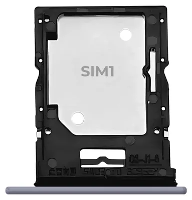 Produktbild von Clappio, SIM-Halter Dual Nano SIM / MicroSD für Redmi Note 14 Pro 4G, Violett