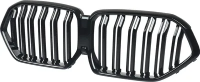 Immagine prodotto di Griglia del radiatore anteriore, plastica ABS resistente, facile da installare, nero lucido