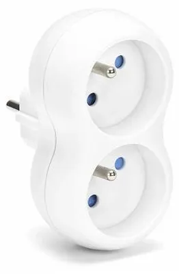 Image de Multiprise Montis MT149-WH double, blanche