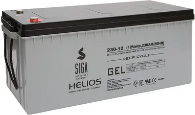 Produktbild von SIGA Helios Gel Batterie 230AH 12V