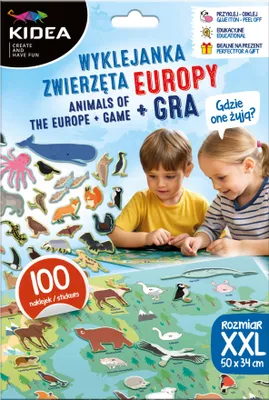 Image de Autocollants animaux européens + jeu